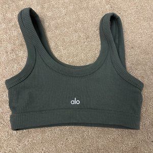 Alo Ribbed Box Bra